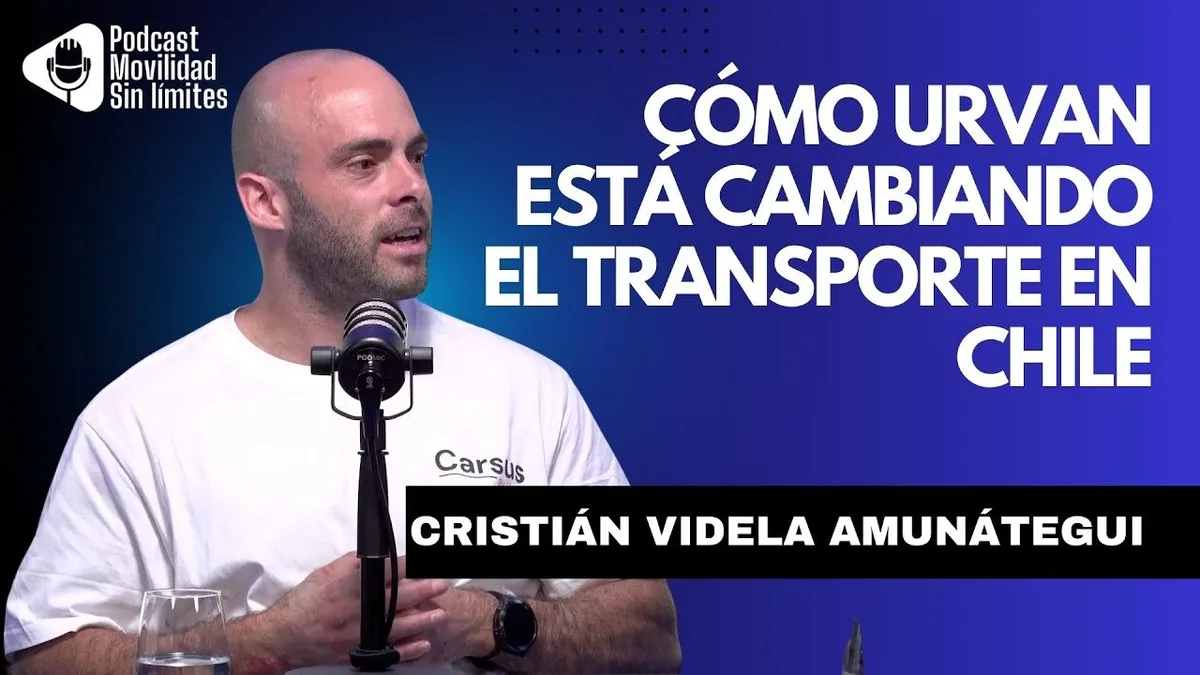 Cristián Videla Amunátegui durante la entrevista en el podcast Movilidad Sin Límites